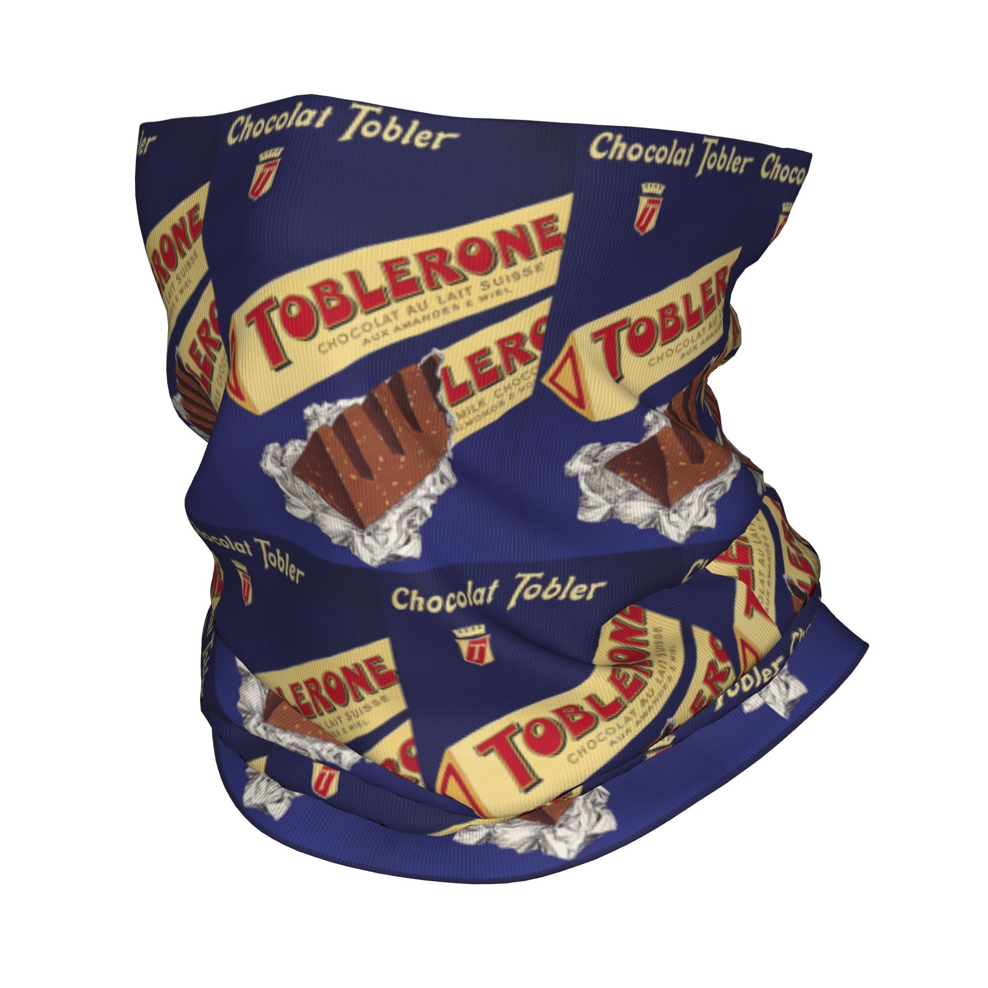 Neck Gaiter Fleece - ช็อกโกแลต โทบเลอร์ โทบเลอโรน 1959 ทิม พริ้นท์