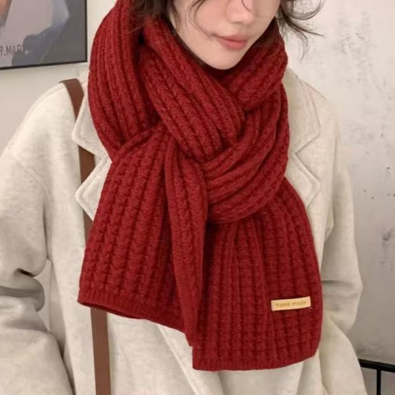 ผ้าพันคอไหมแคชเมียร์ถักหนา อุ่ - Wool Scarf Men บทวิจารณ์และราคา