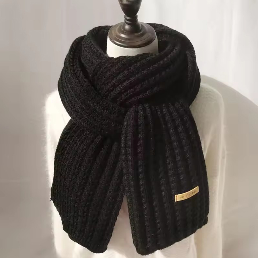 ผ้าพันคอไหมแคชเมียร์ถักหนา อุ่ - Wool Scarf Men บทวิจารณ์และราคา