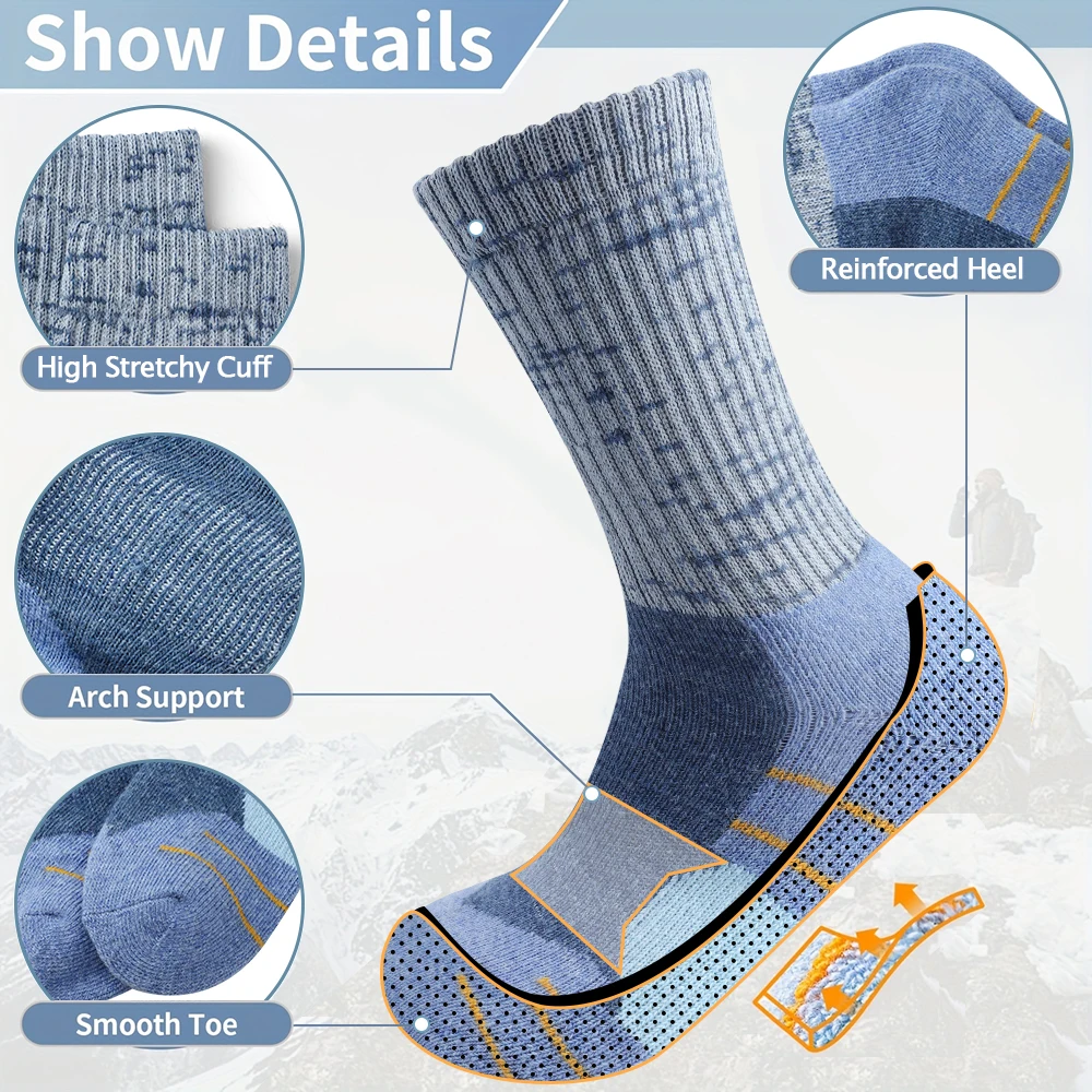 ถุงเท้าขนสัตว์สำหรับผู้หญิง 5  - Thermal Sock Wool บทวิจารณ์และราคา