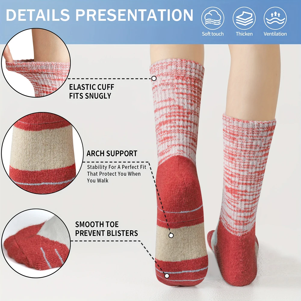 ถุงเท้าขนสัตว์สำหรับผู้หญิง 5  - Thermal Sock Wool บทวิจารณ์และราคา