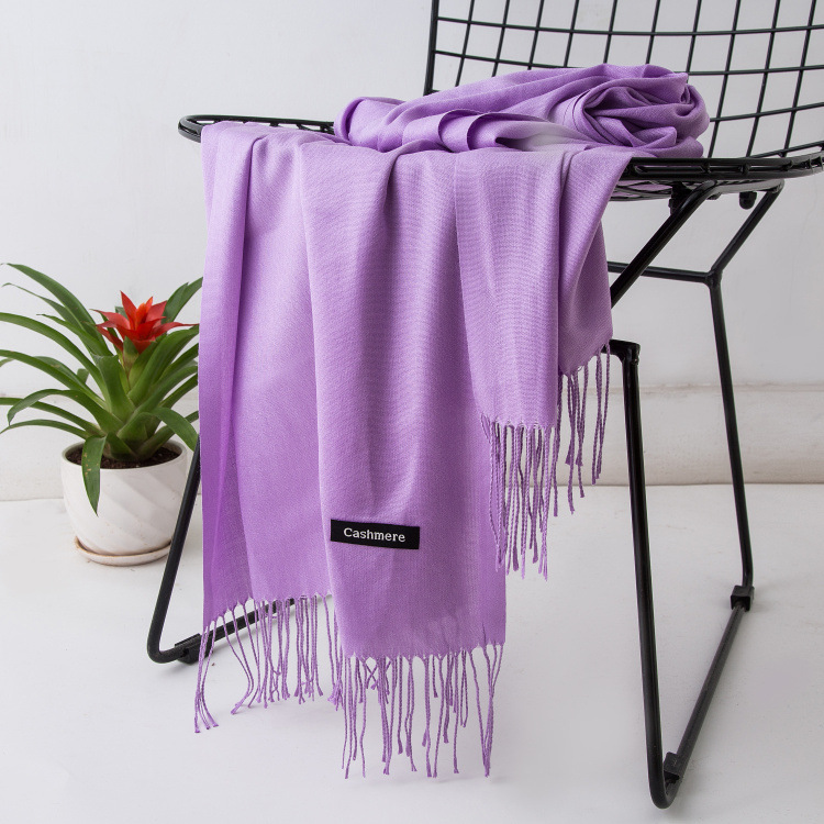 36 สีบางเลียนแบบแคชเมียร์ผู้หญ - Cashmere Pashmina Wrap บทวิจารณ์และราคา