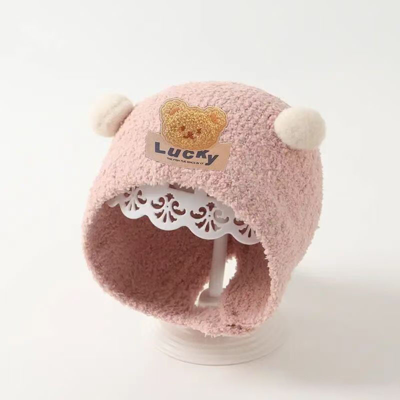 หมวกป้องกันหูหมีน่ารักสำหรับเด - Knit Beanie Hat Warm บทวิจารณ์และราคา