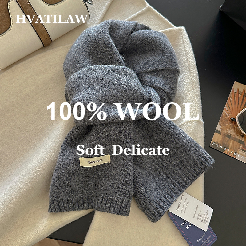 ผ้าพันคอขนสัตว์ 100% สำหรับผู้ - Wool Scarf Men บทวิจารณ์และราคา