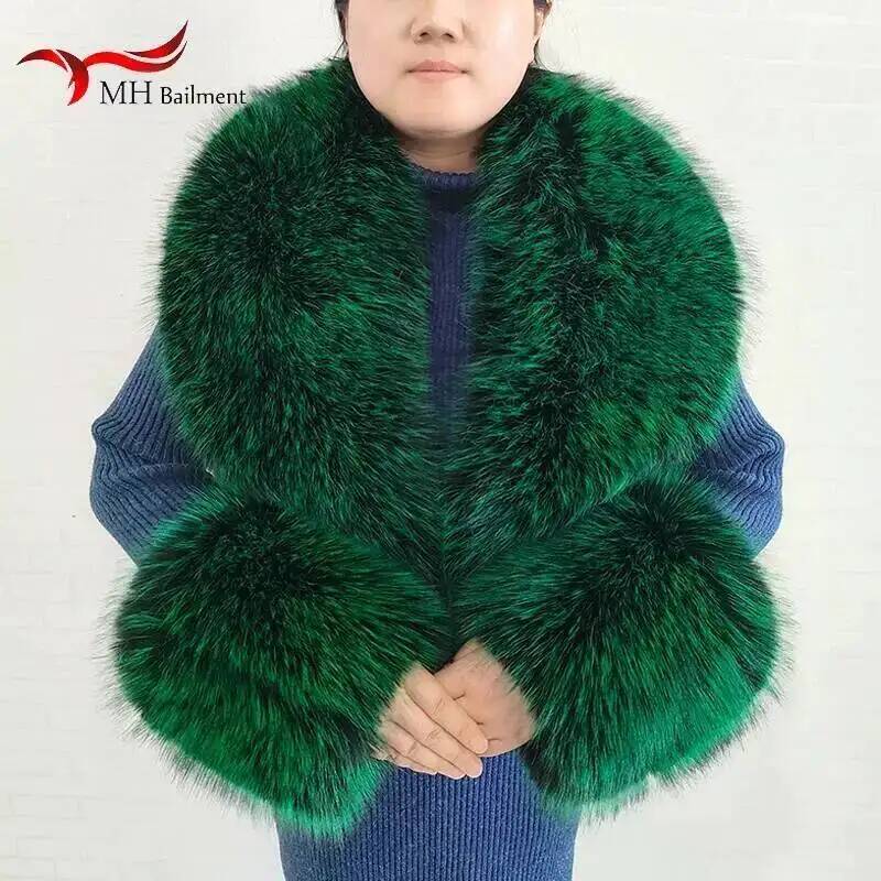 ผ้าพันคอขนเฟอร์เทียมลายสุนัขจิ - Shawl Wrap Winter บทวิจารณ์และราคา