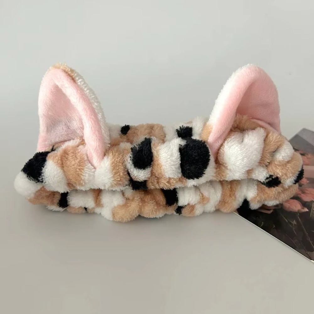 3 ชิ้น/เซ็ตเสือดาวพิมพ์น่ารักแ - Winter Headband Fleece บทวิจารณ์และราคา