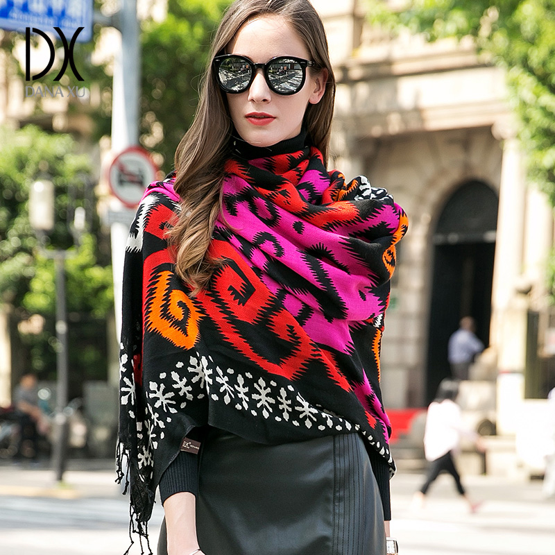 แฟชั่นผ้าพันคอและผ้าคลุมไหล่ผู - Cashmere Pashmina Wrap บทวิจารณ์และราคา