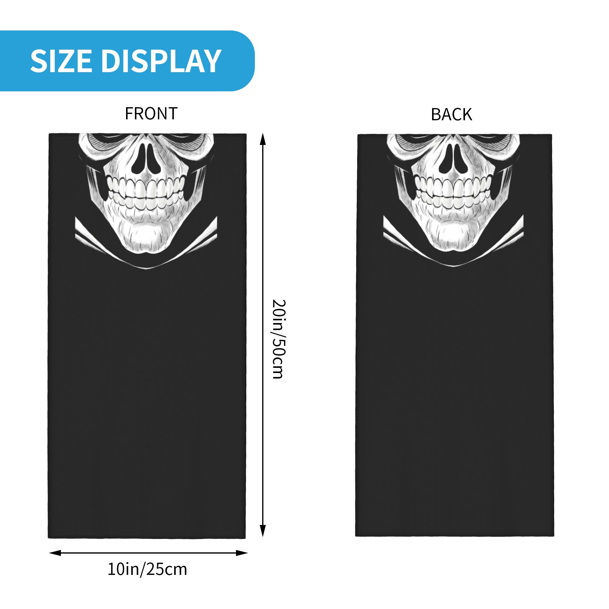 ผ้าคลุมหน้าแบบไร้รอยต่อ ลายหัว - Neck Gaiter Fleece บทวิจารณ์และราคา
