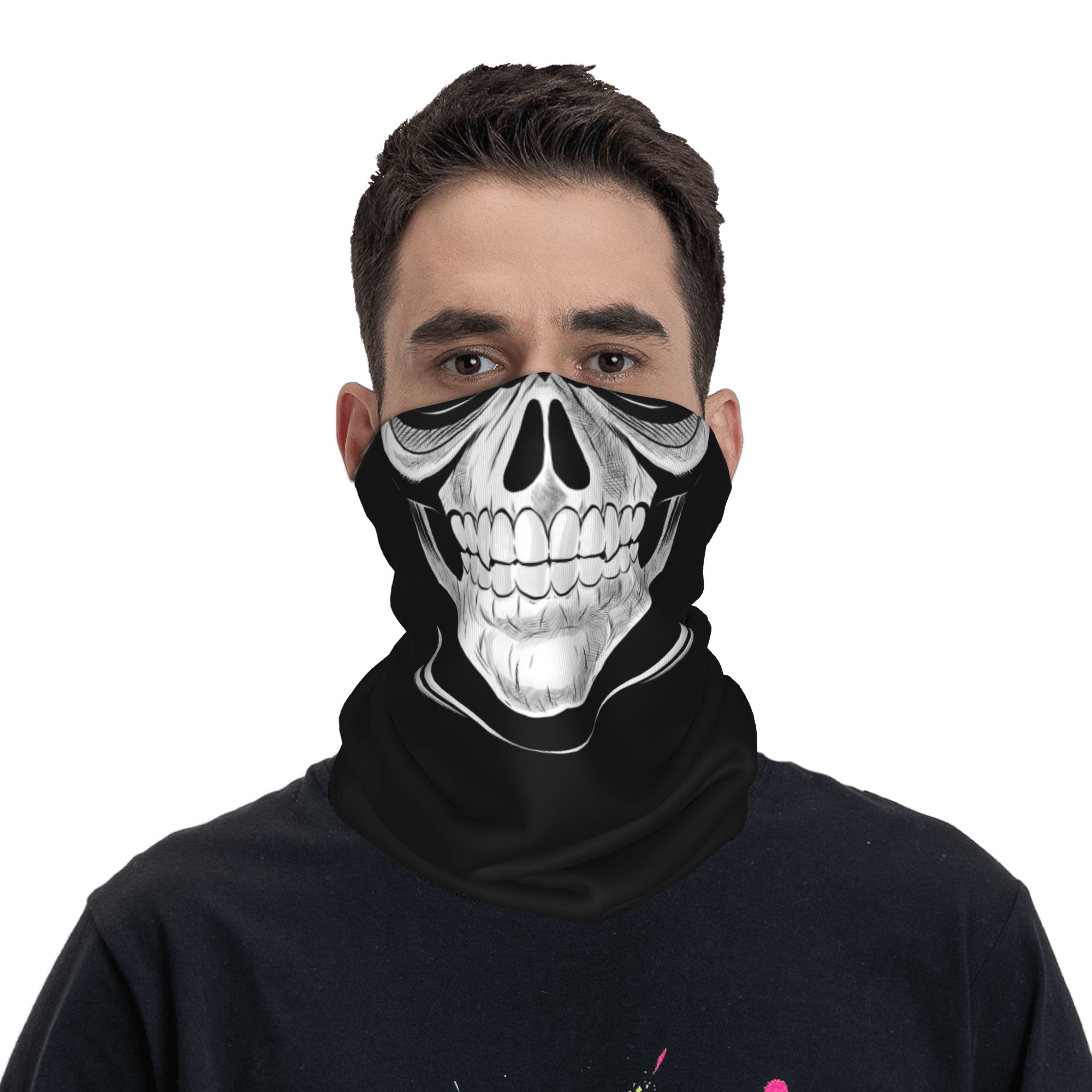 ผ้าคลุมหน้าแบบไร้รอยต่อ ลายหัว - Neck Gaiter Fleece บทวิจารณ์และราคา