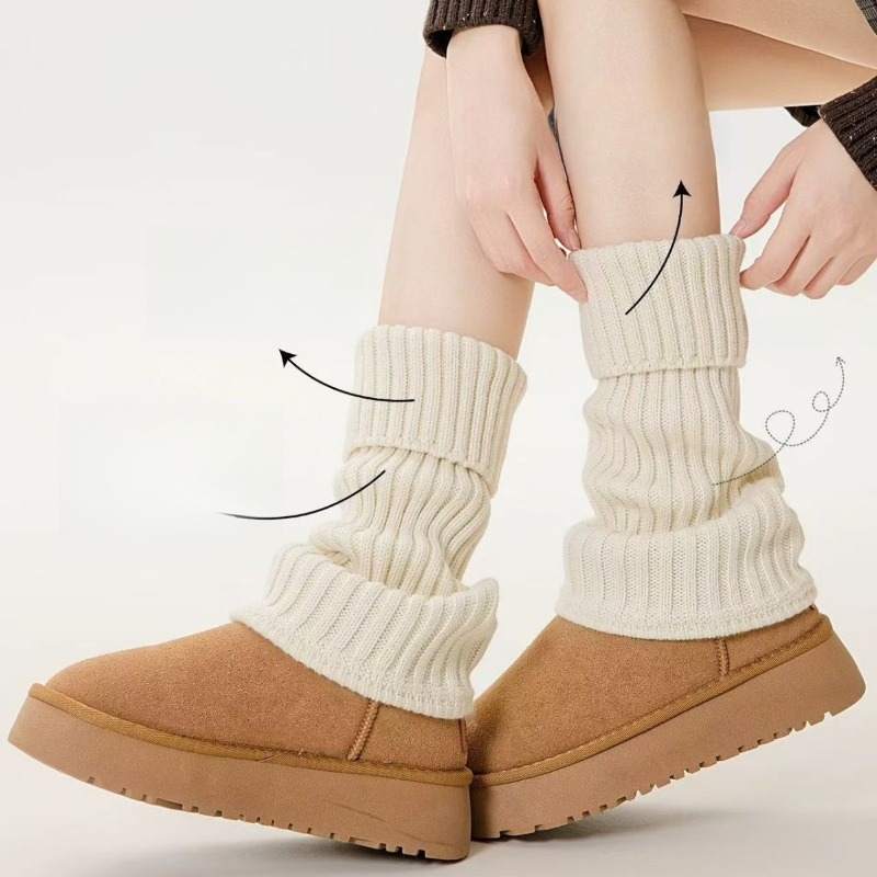 ถุงเท้าอุ่นขาแบบถักไหมพรมหนา ก - Thermal Sock Wool บทวิจารณ์และราคา