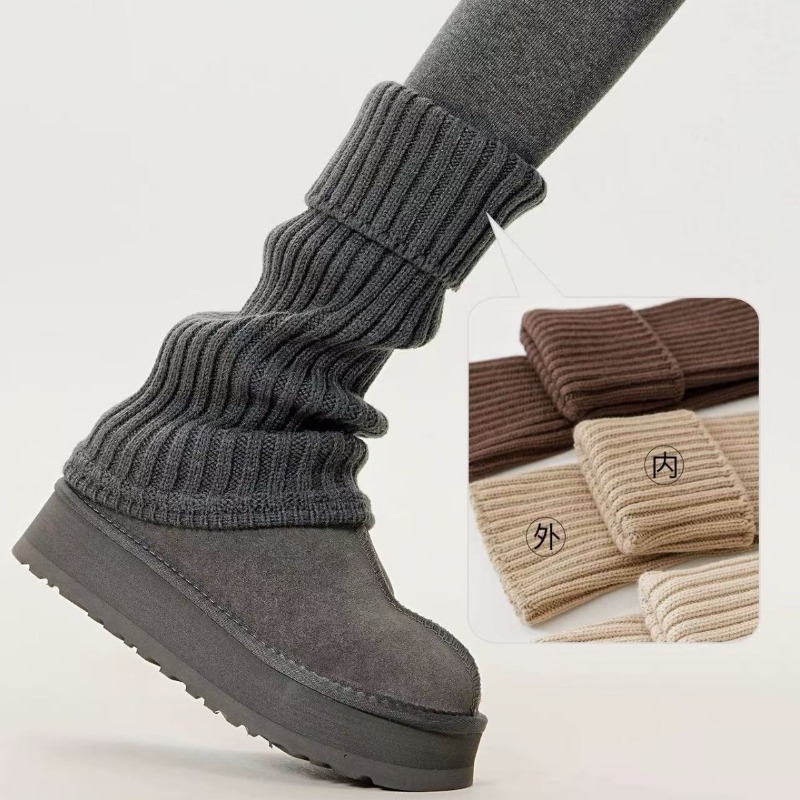ถุงเท้าอุ่นขาแบบถักไหมพรมหนา ก - Thermal Sock Wool บทวิจารณ์และราคา