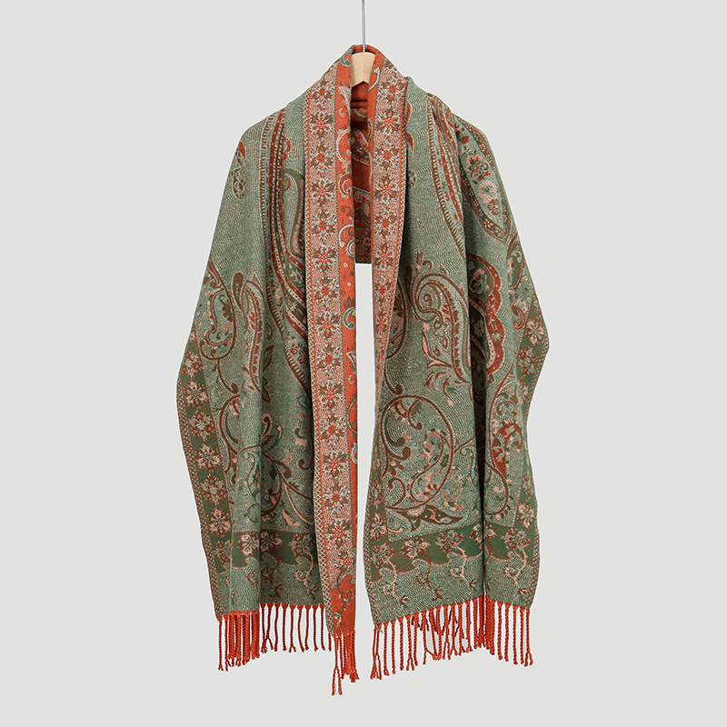 2024ผ้าพันคอผ้าแจ็คการ์ดลายพื้ - Shawl Wrap Winter บทวิจารณ์และราคา
