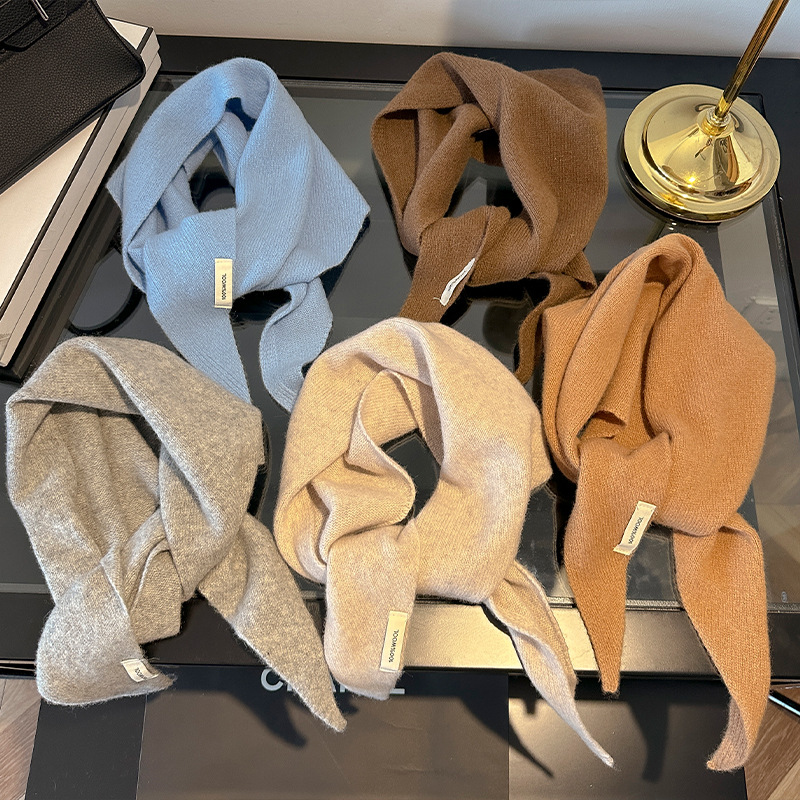 ผ้าพันคอไหมพรมถักสไตล์เกาหลี 1 - Shawl Wrap Winter บทวิจารณ์และราคา