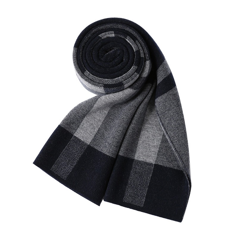 ผ้าพันคอหรูหราสำหรับผู้ชาย ผ้า - Wool Scarf Men บทวิจารณ์และราคา
