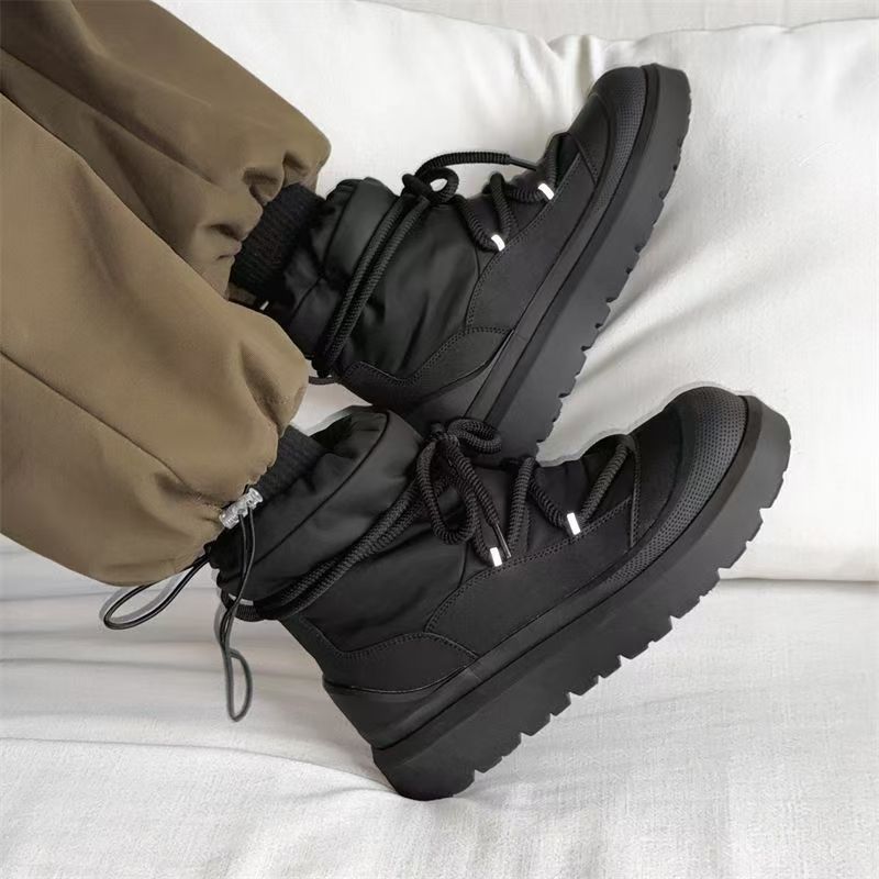 รองเท้าบูทหิมะผู้ชายแบบใหม่ ดี - Waterproof Winter Boot บทวิจารณ์และราคา