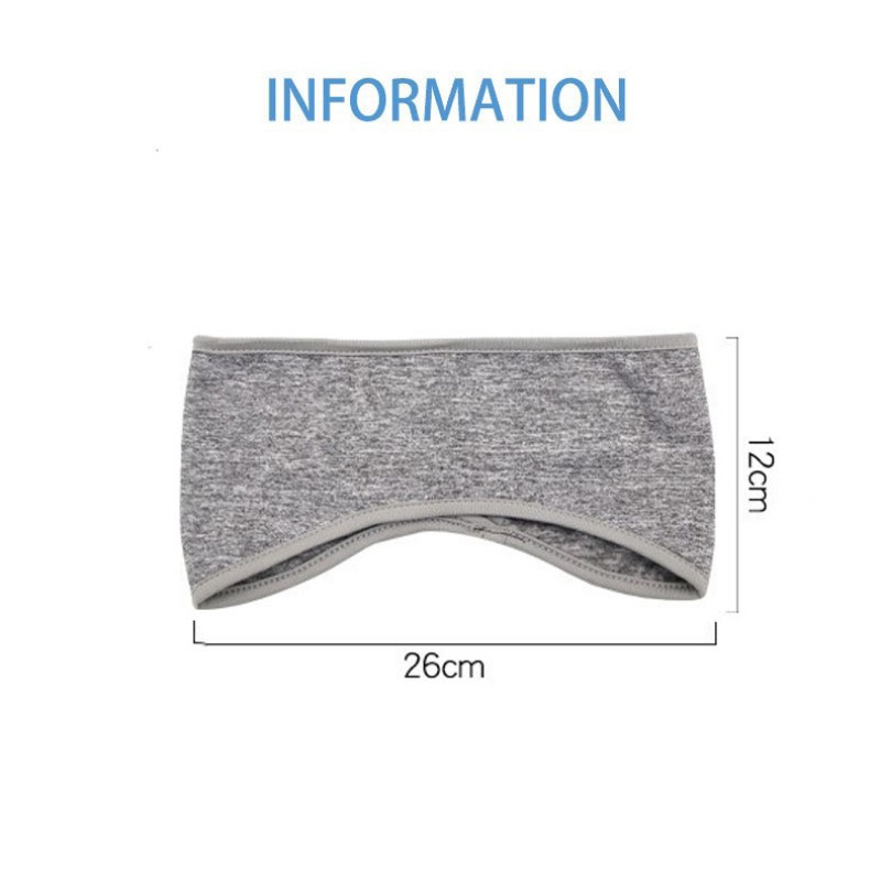 กีฬาฤดูหนาว Sweatband แถบคาดศี - Winter Headband Fleece บทวิจารณ์และราคา