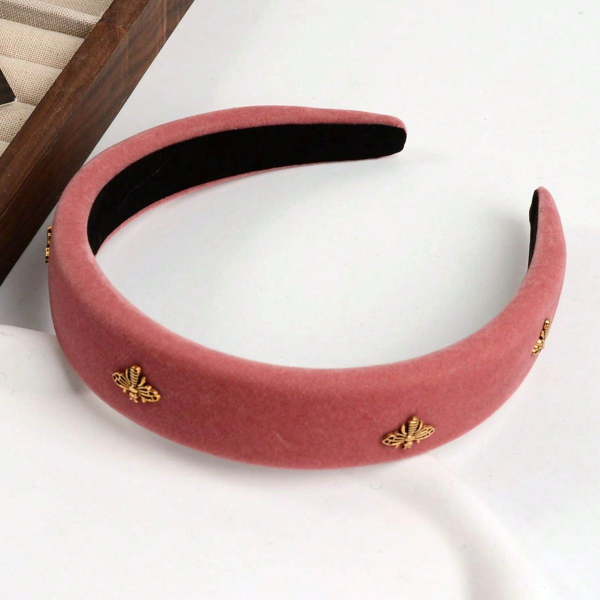 ที่คาดผมกำมะหยี่สีดำลิตเติ้ลบี - Winter Headband Fleece บทวิจารณ์และราคา