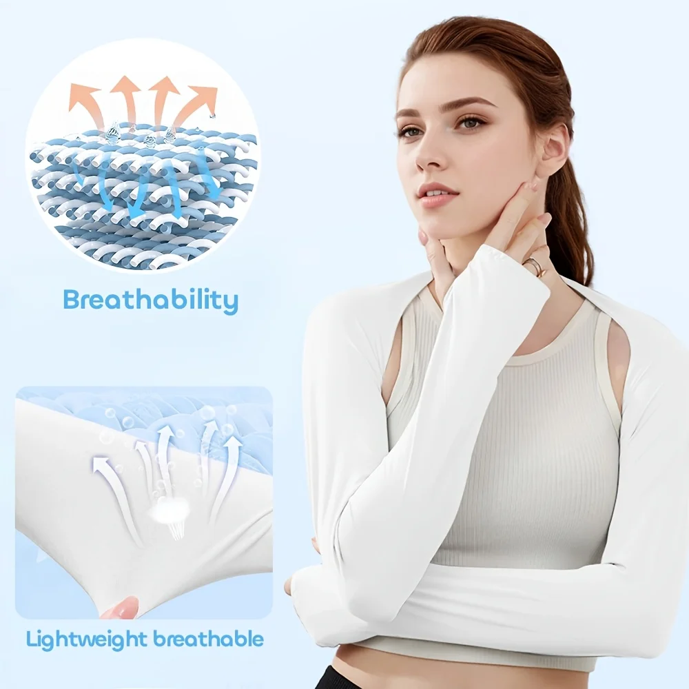 ปลอกแขนกันแดด UV ผ้าไหมน้ำแข็ง - Shawl Wrap Winter บทวิจารณ์และราคา