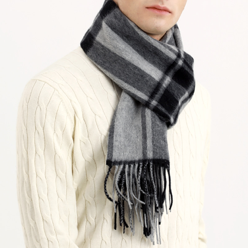 Pashmina ผ้าพันคอผู้ชายฤดูหนาว - Wool Scarf Men บทวิจารณ์และราคา