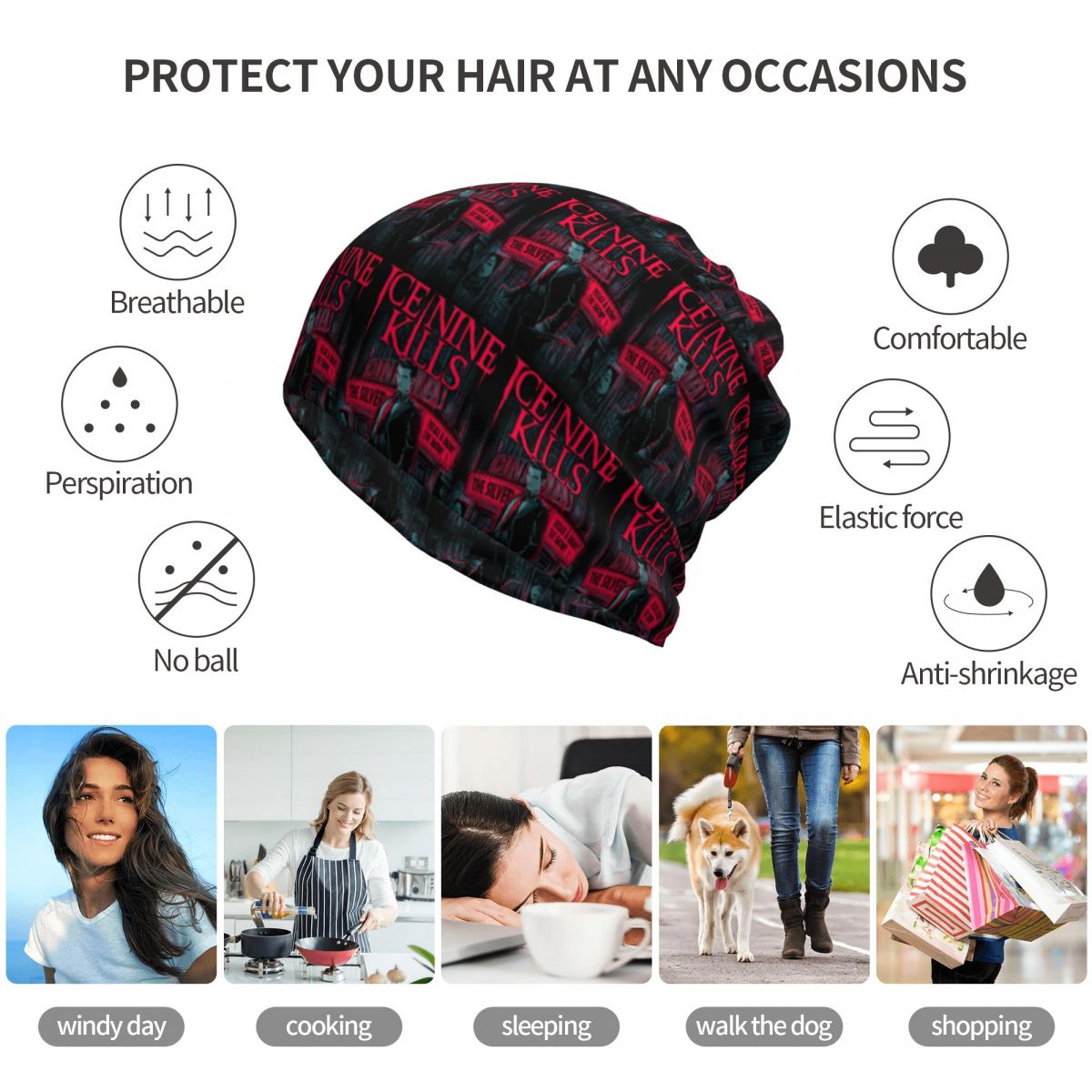 ไอซ์ไนน์คิลส์เดอะซิลเวอร์สครีม - Knit Beanie Hat Warm บทวิจารณ์และราคา