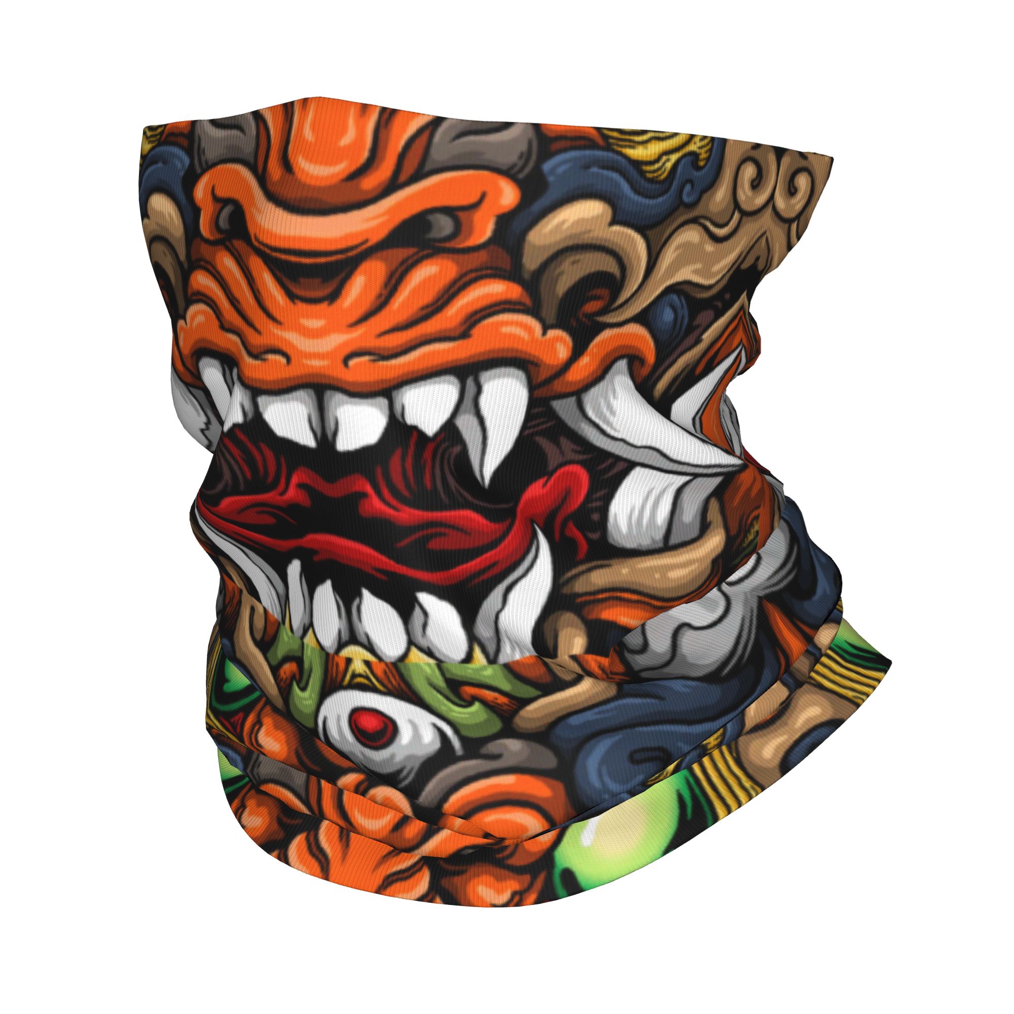 ผ้าพันคอแบบสวมศีรษะลายซามูไรปี - Neck Gaiter Fleece บทวิจารณ์และราคา