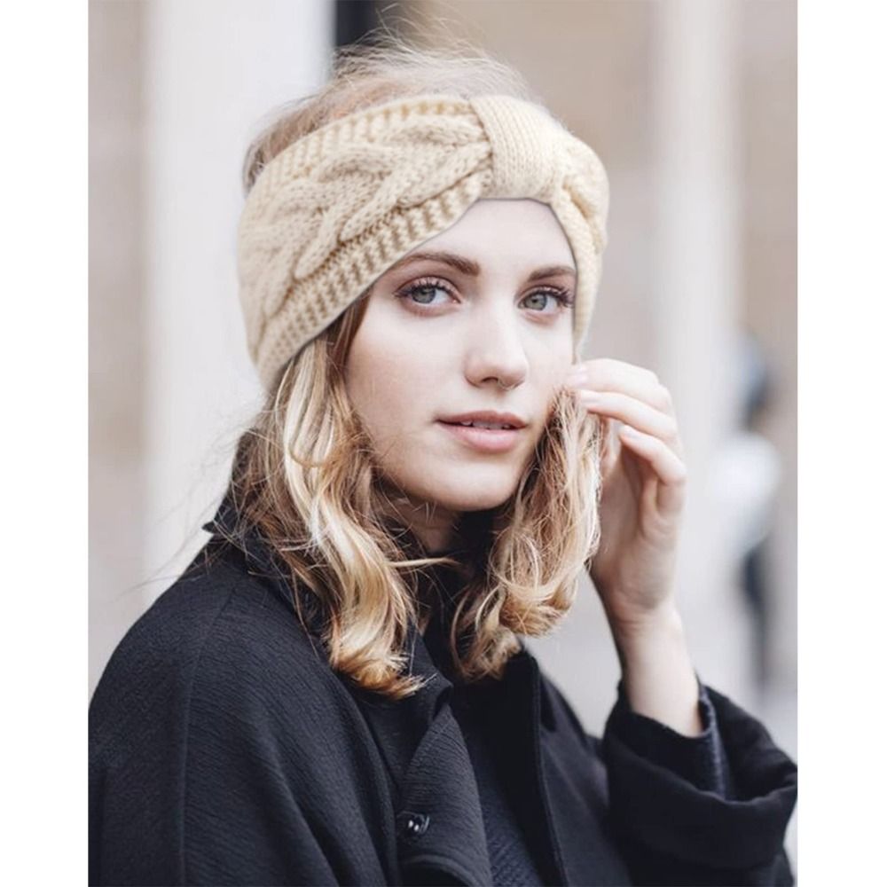 ที่คาดผมถักไหมพรมสำหรับผู้หญิง - Winter Headband Fleece บทวิจารณ์และราคา